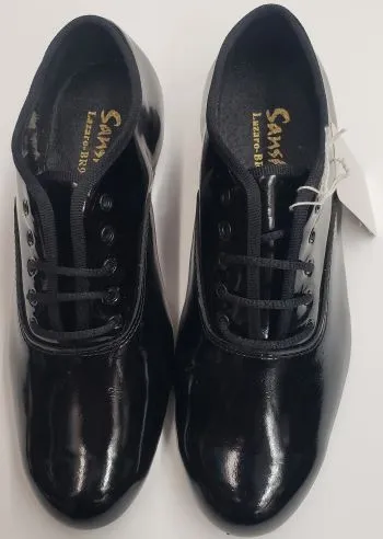 Dinner Look orthopedic Lazaro -- Men's Standard Ballroom Oxford -- Black Patent