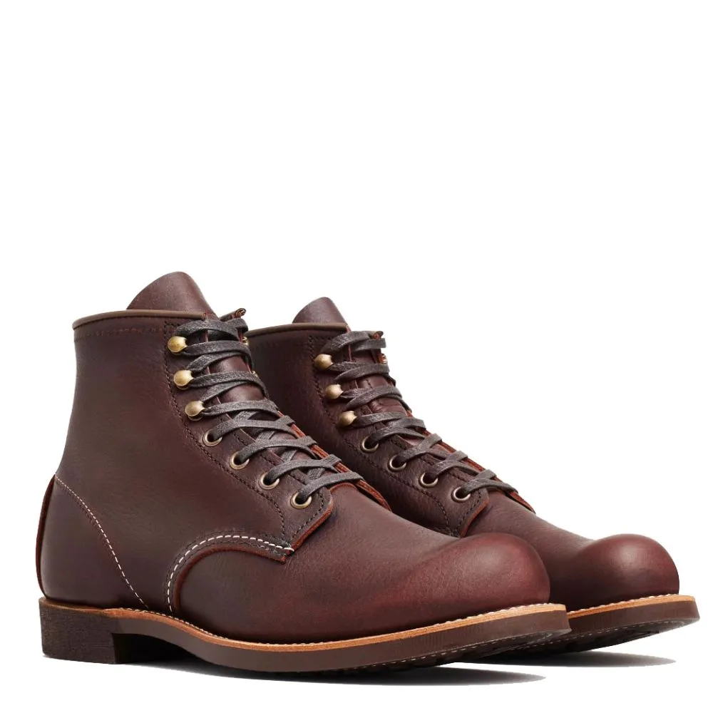 Legendary Tough Red Wing Men's Blacksmith 3340D in Briar Oil-Slick Leather (D Width) Premium Cushion Minimal Look