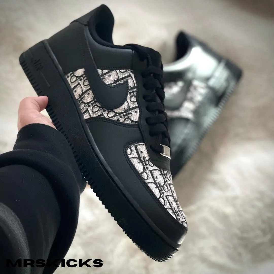Adult Ease Custom Black CD Airforce 1