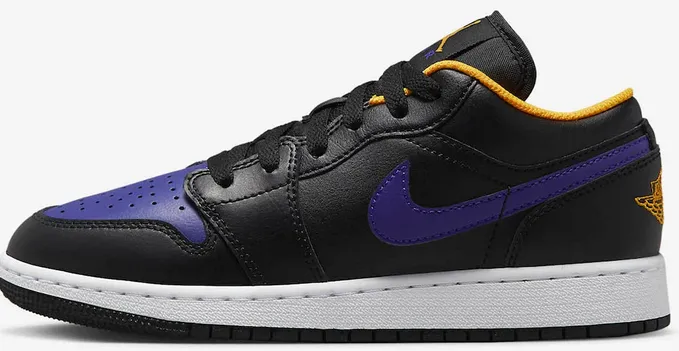 The Air Jordan 1 Low GS "LAKERS" Light Core AI Path