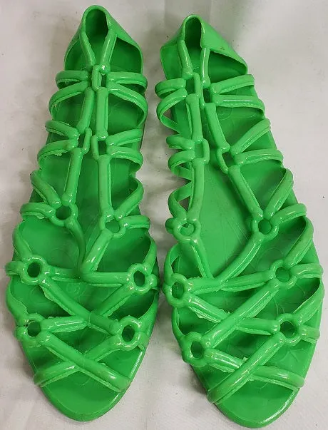 Comfortable fit Form Ease Makenna II -- Girl's Jelly Sandal -- Lime Green
