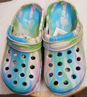 Mariah V Jr. -- Children's " Crocs Style " Sandal -- Tye Dye King Strong