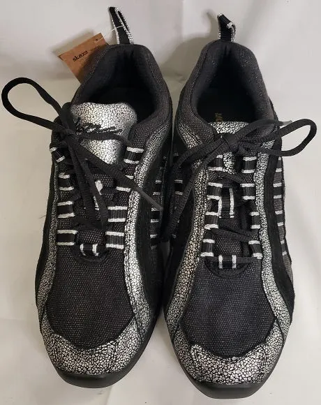 Electron -- Split Sole Dancesneaker -- Black/Silver Active Day