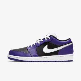 (Men's) Air Jordan 1 Low 'Court Purple 1.0' (2020) 553558-501 Play Mode Light Run
