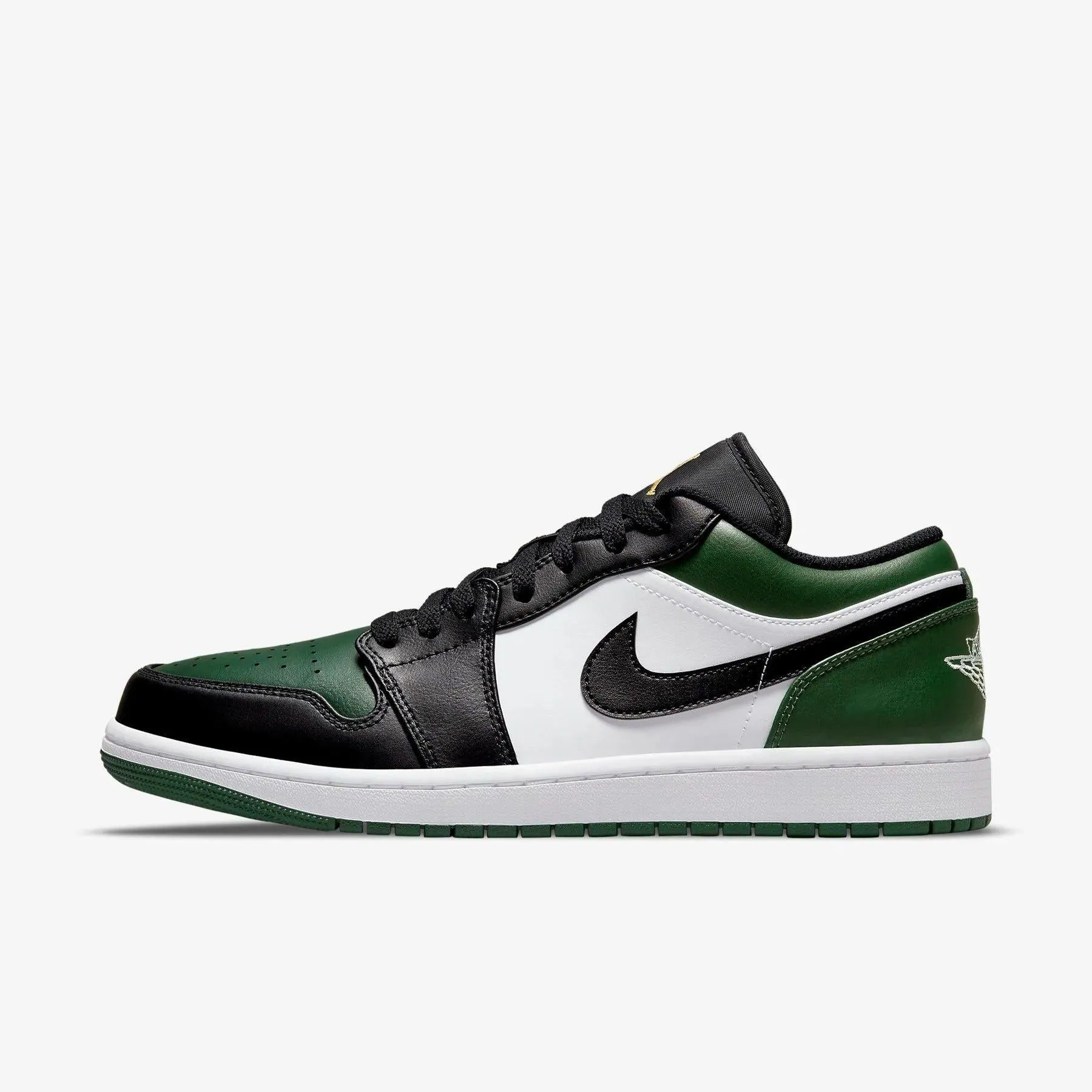 (Men's) Air Jordan 1 Low 'Green Toe' (2021) 553558-371 Month Strong Day Long