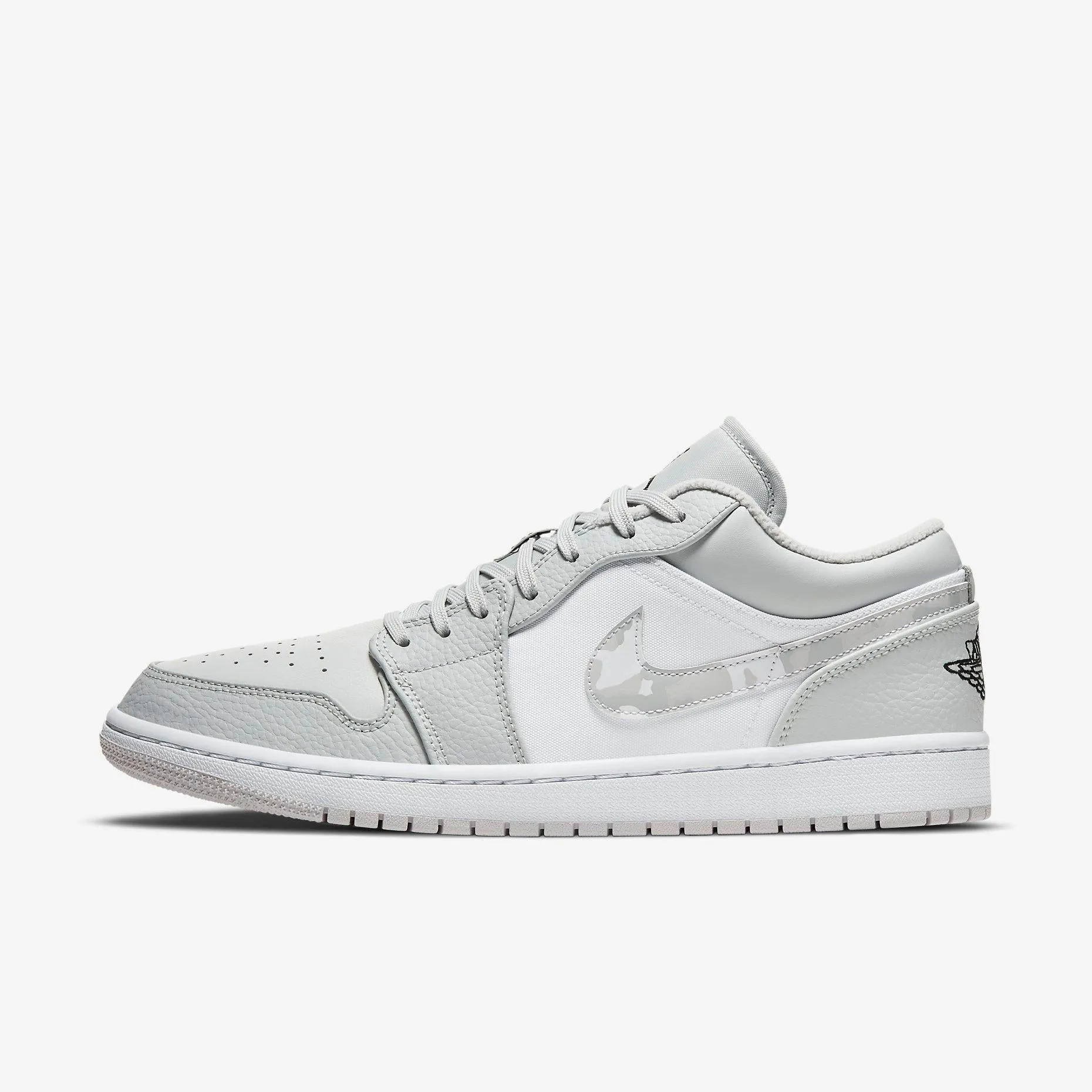 (Men's) Air Jordan 1 Low 'White Camo' (2020) DC9036-100 Comfort Stand Arch Support Standing Workers