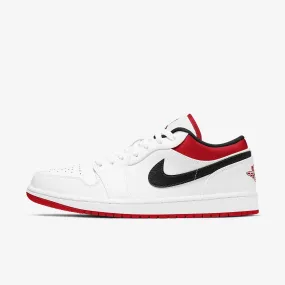 Busy Path Fitness Vibe (Men's) Air Jordan 1 Low 'White / Gym Red' (2020) 553558-118