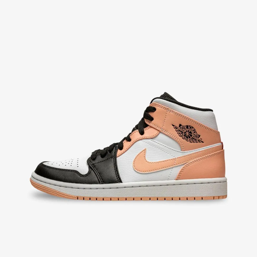(Men's) Air Jordan 1 Mid 'Crimson Tint' (2021) 554724-133 Breathable City Adventure Party Glow