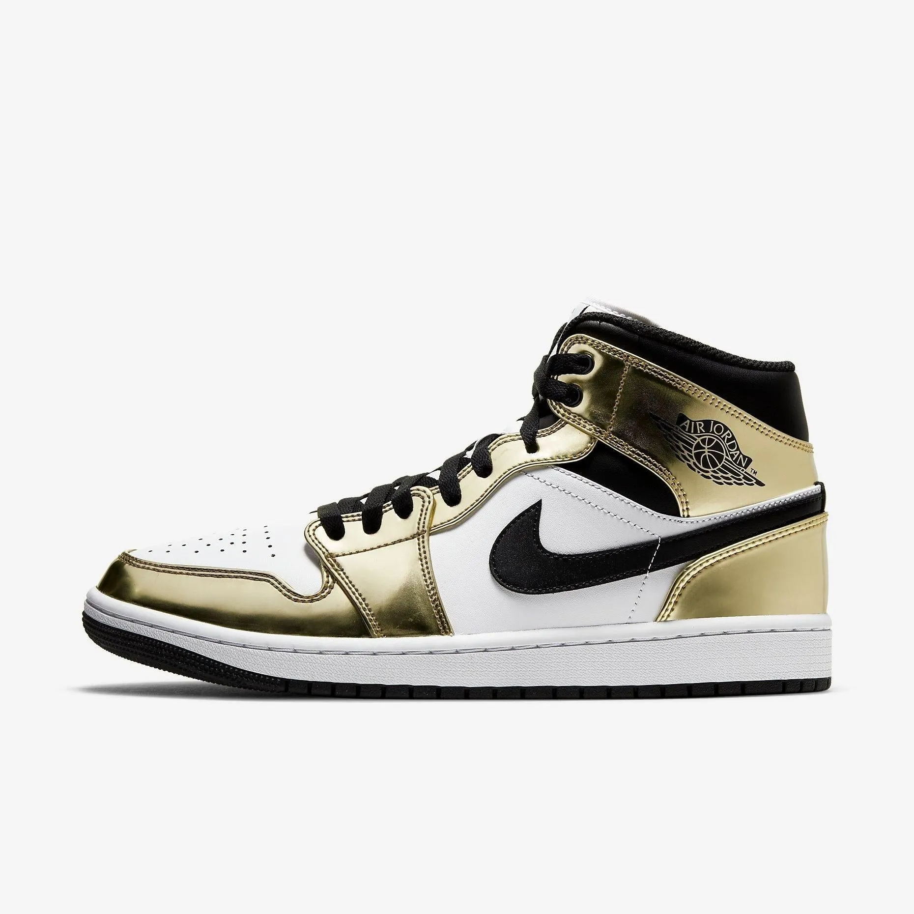 (Men's) Air Jordan 1 Mid SE 'Metallic Gold' (2020) DC1419-700 Earth Base
