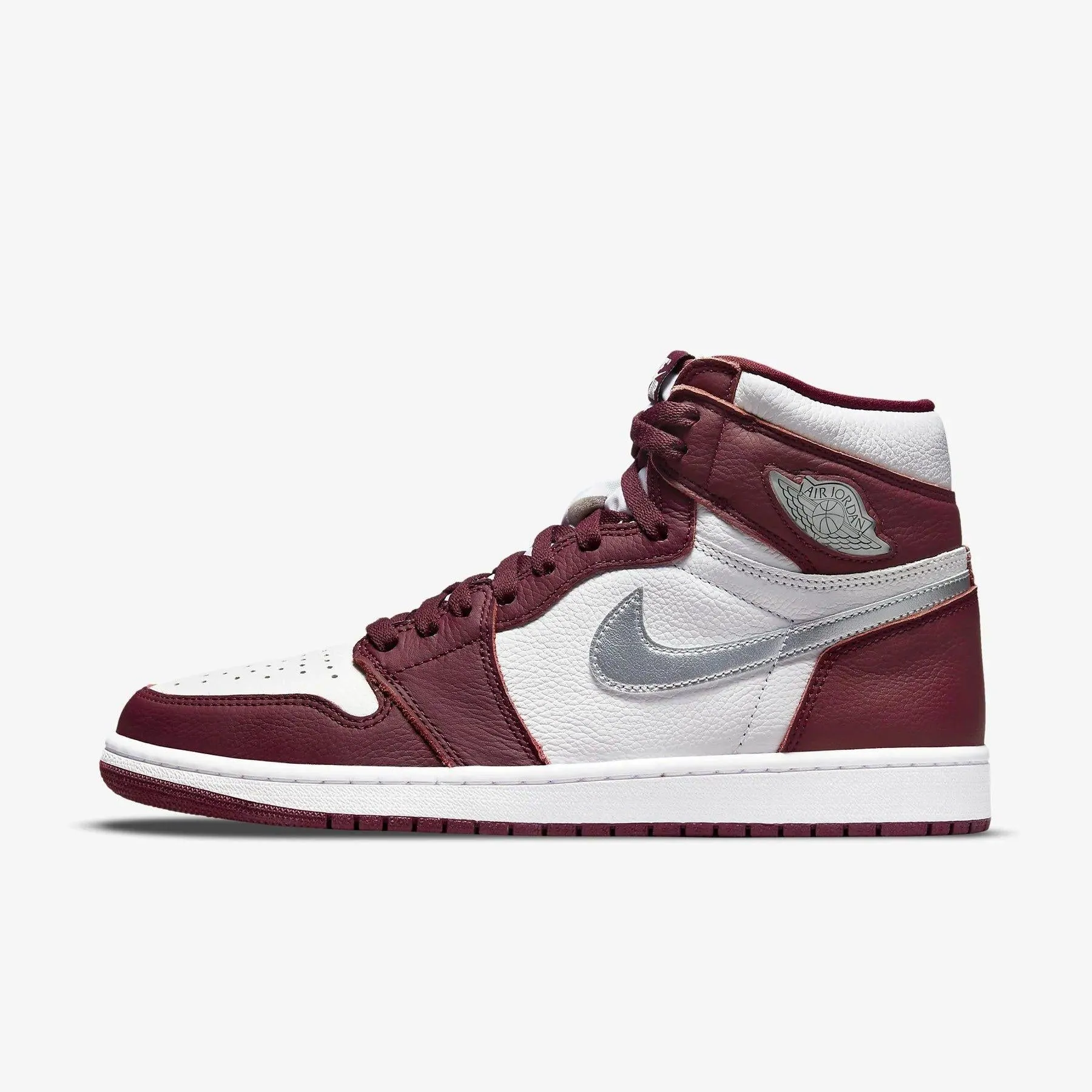 (Men's) Air Jordan 1 Retro High OG 'Bordeaux' (2021) 555088-611 Bone Aid