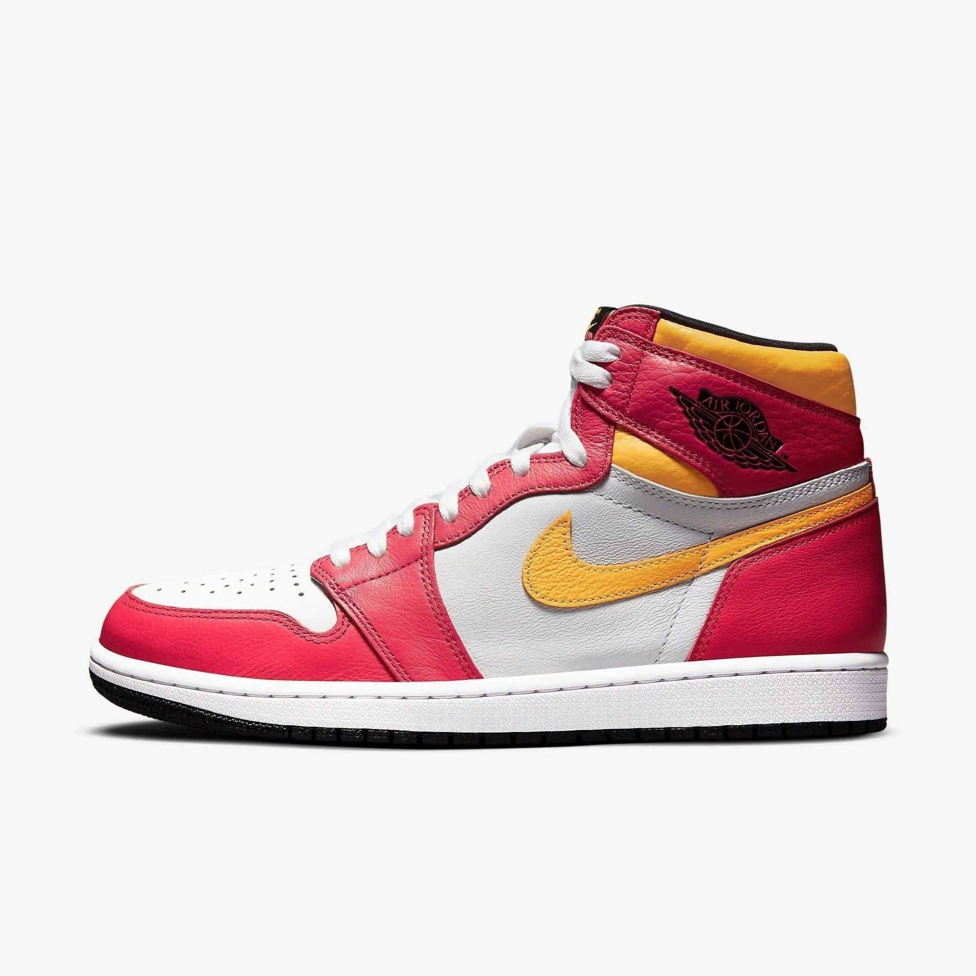 Cushioned heel (Men's) Air Jordan 1 Retro High OG 'Light Fusion Red' (2021) 555088-603