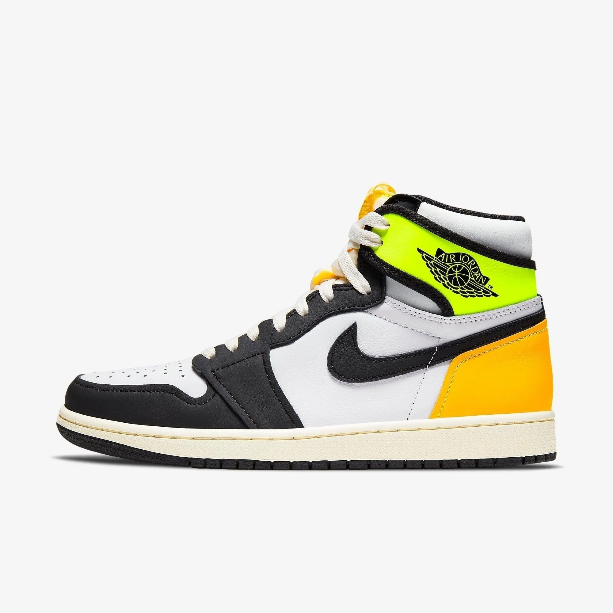 (Men's) Air Jordan 1 Retro High OG 'Volt / Gold' (2021) 555088-118 Wool Warm Snow Ride