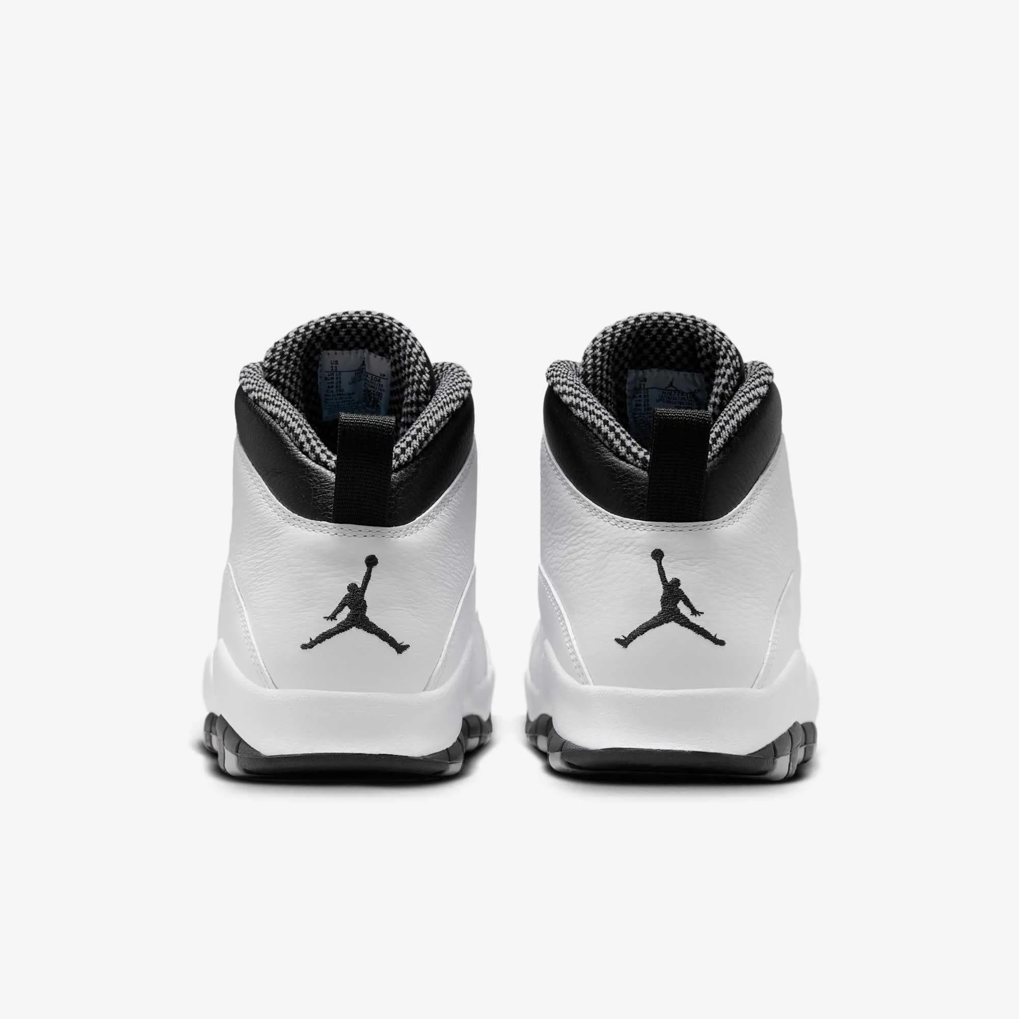 3D printed midsole (Men's) Air Jordan 10 Retro 'OG Steel' (2025) HJ6779-104 Exclusive traction