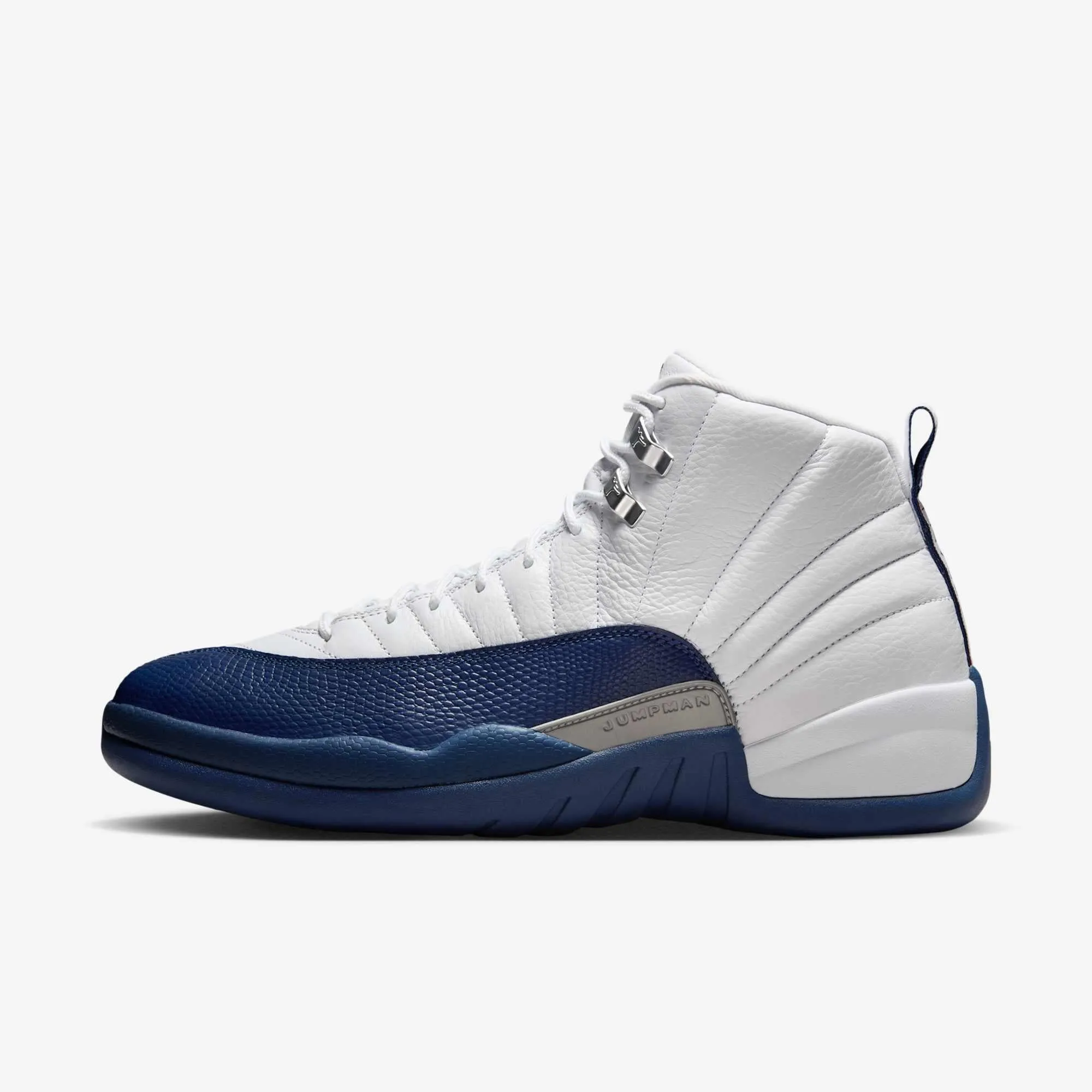 (Men's) Air Jordan 12 Retro 'White / French Blue' (2025) CT8013-114 Pull On Design