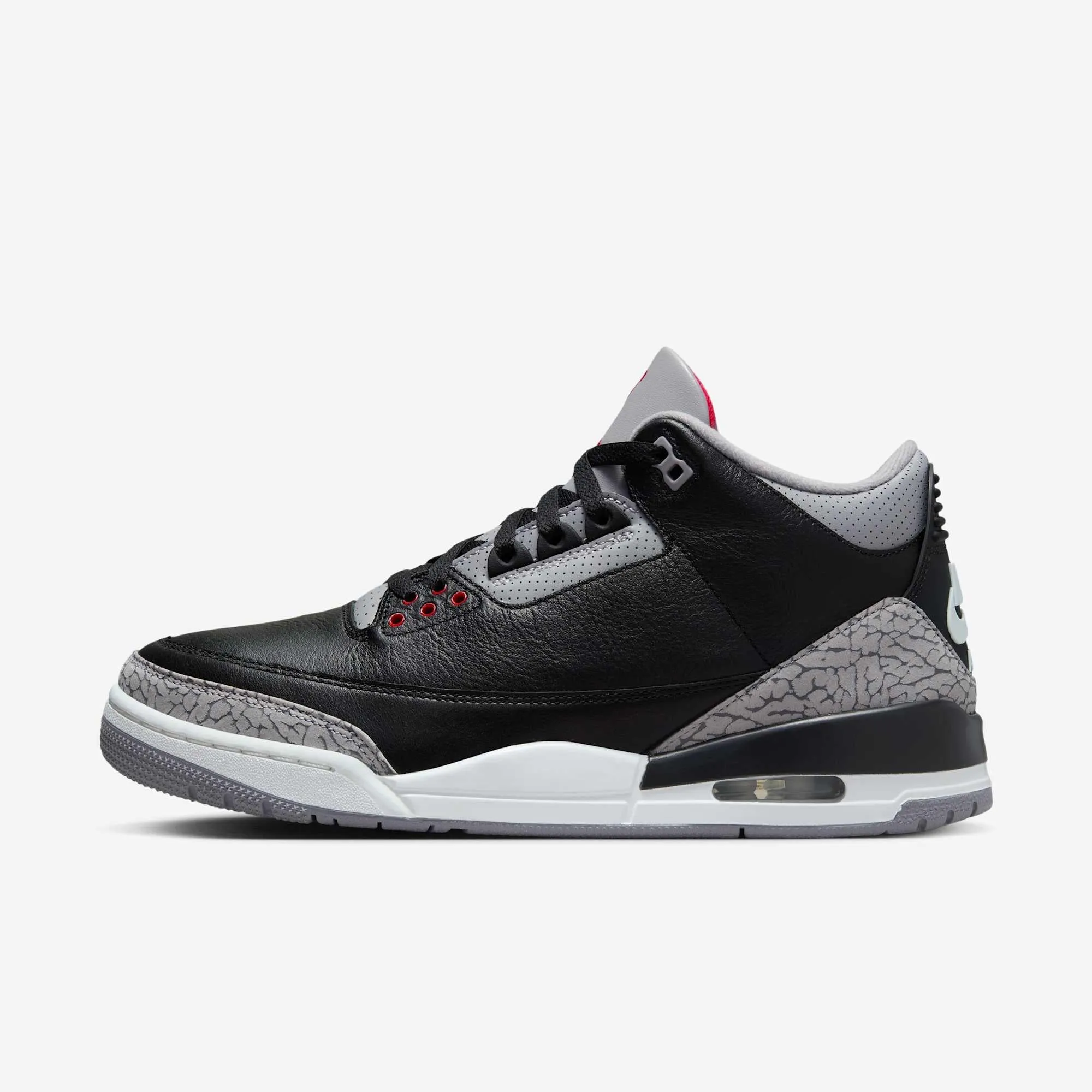 (Men's) Air Jordan 3 Retro 'Black Cement' (2024) DN3707-010 Comfort Adjust Supportive Choice