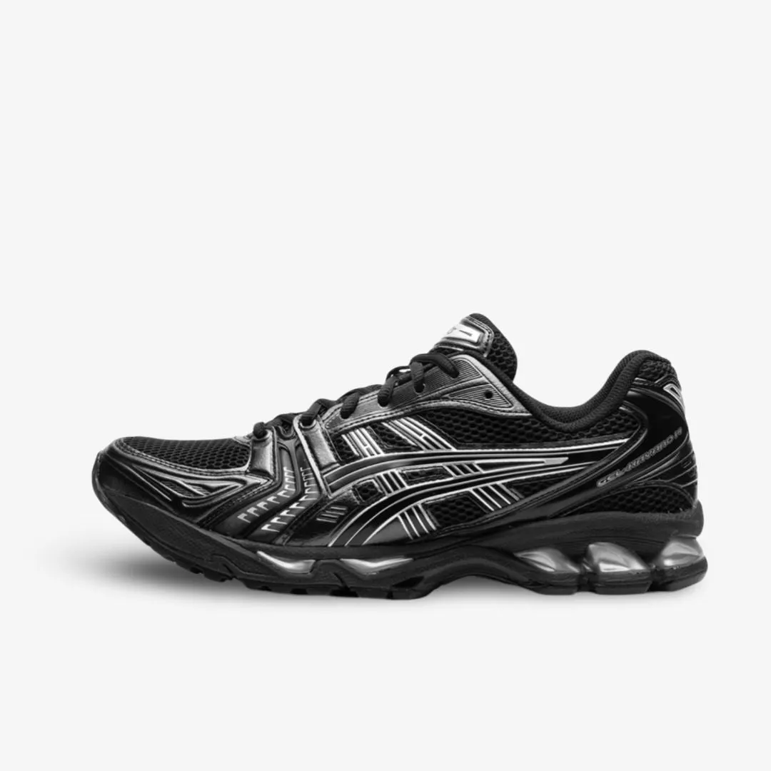 (Men's) ASICS Gel Kayano 14 'Black / Pure Silver' (2024) 1201A019-006 evening - wear shoes minimalist - design - elegance shoes