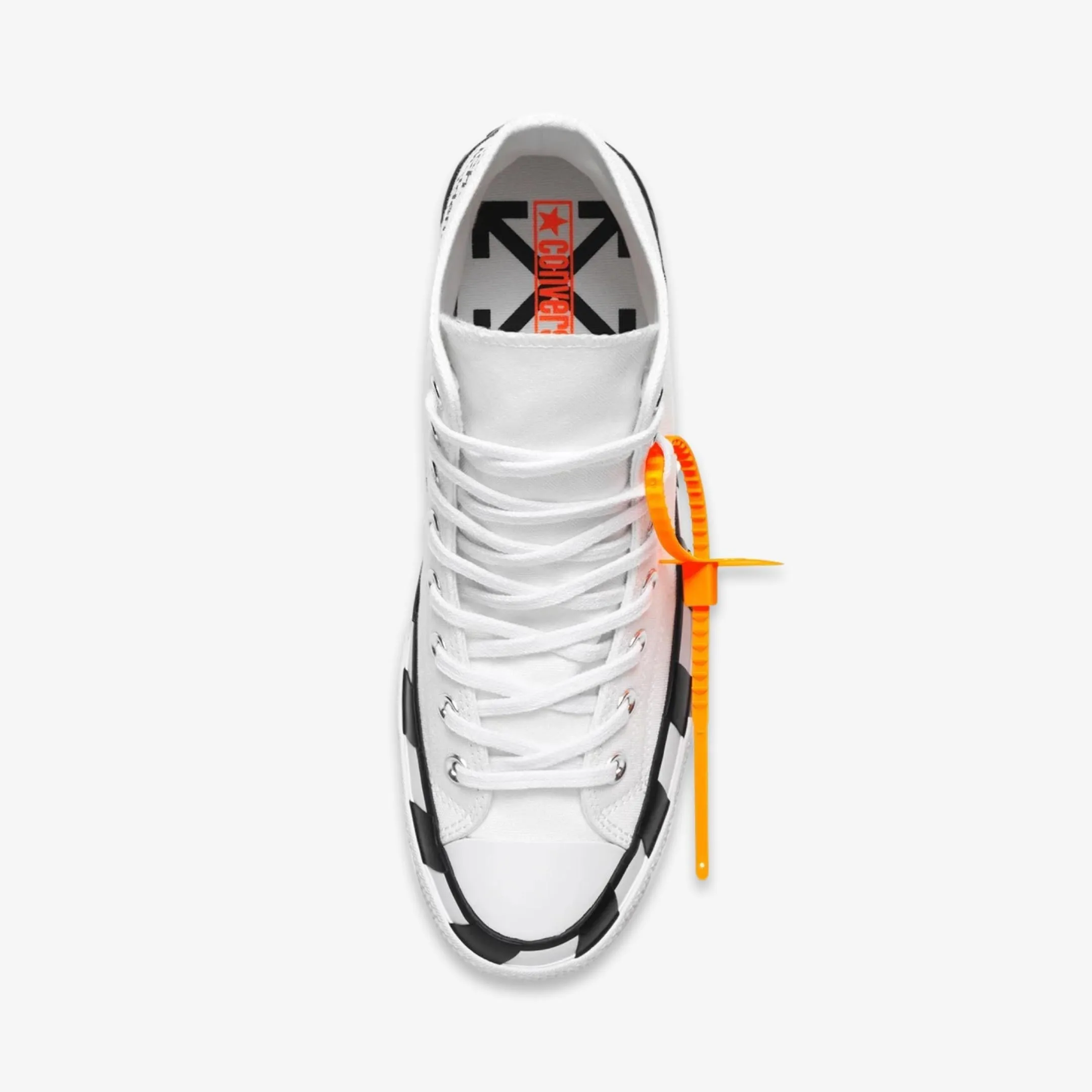 (Men's) Converse Chuck Taylor All-Star 70 High x Off-White ??White?? (2018) 163862C Heat-Zone Daily Comfort