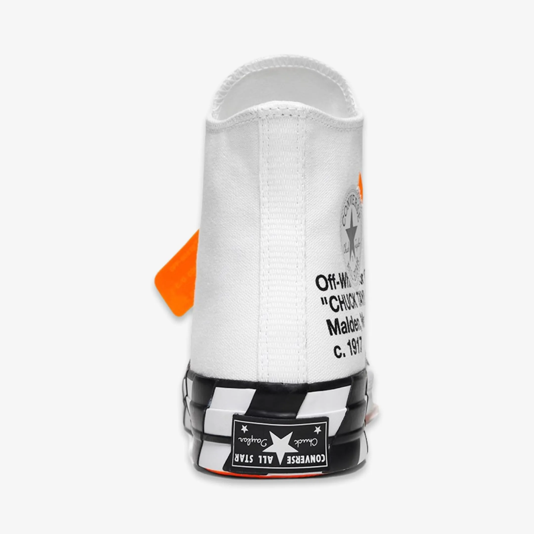 (Men's) Converse Chuck Taylor All-Star 70 High x Off-White ??White?? (2018) 163862C Heat-Zone Casual Abrasion resistant