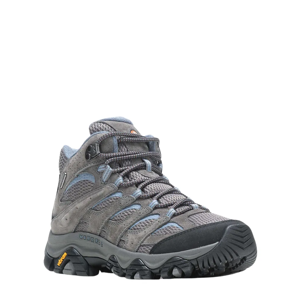 Comfort Lining Rough Terrain Merrell Women's Moab 3 Mid Waterproof in Granite Easy Clean