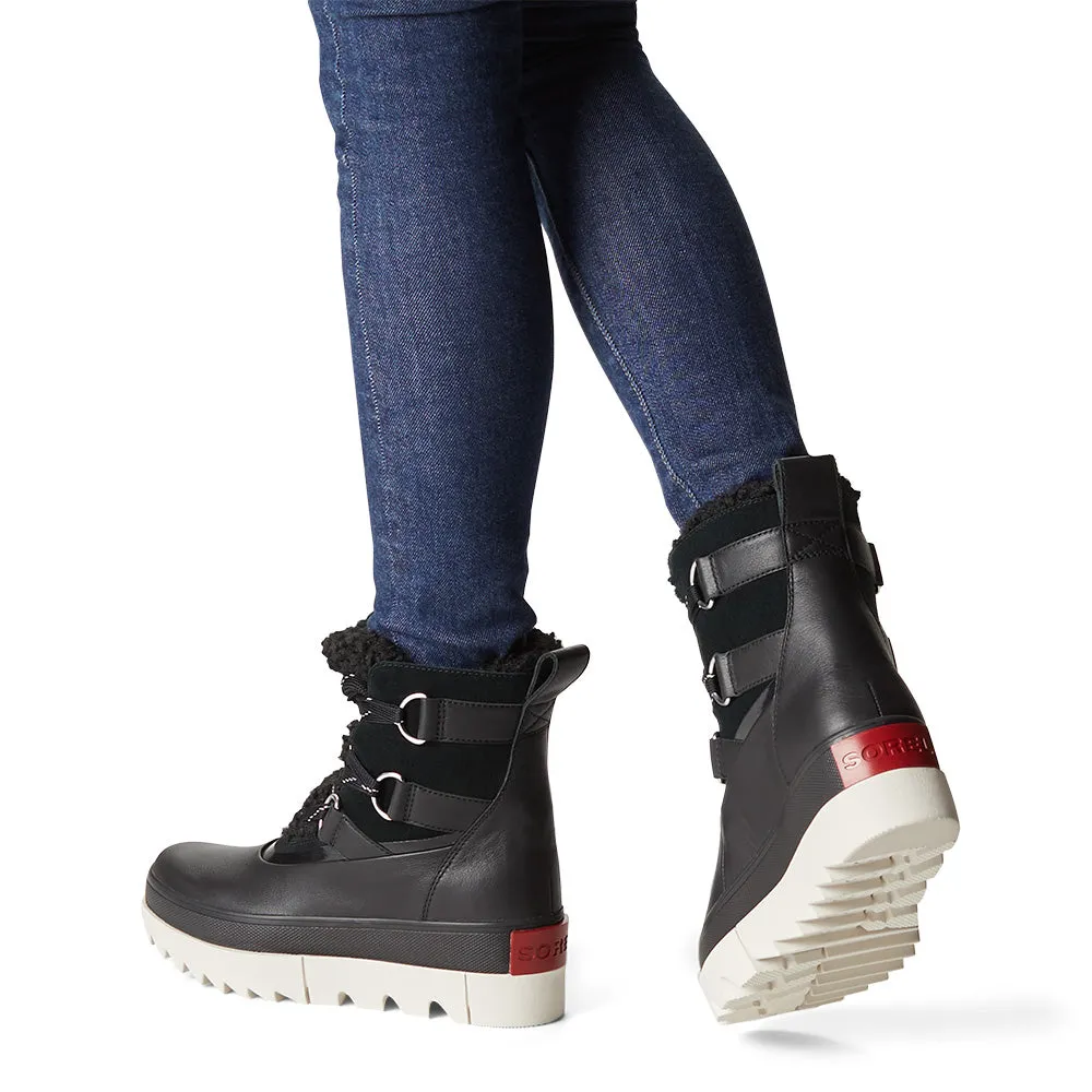 High-End Craftsmanship Low Top Sorel Women's Joan of Arctic Next Boot in Black/Fawn