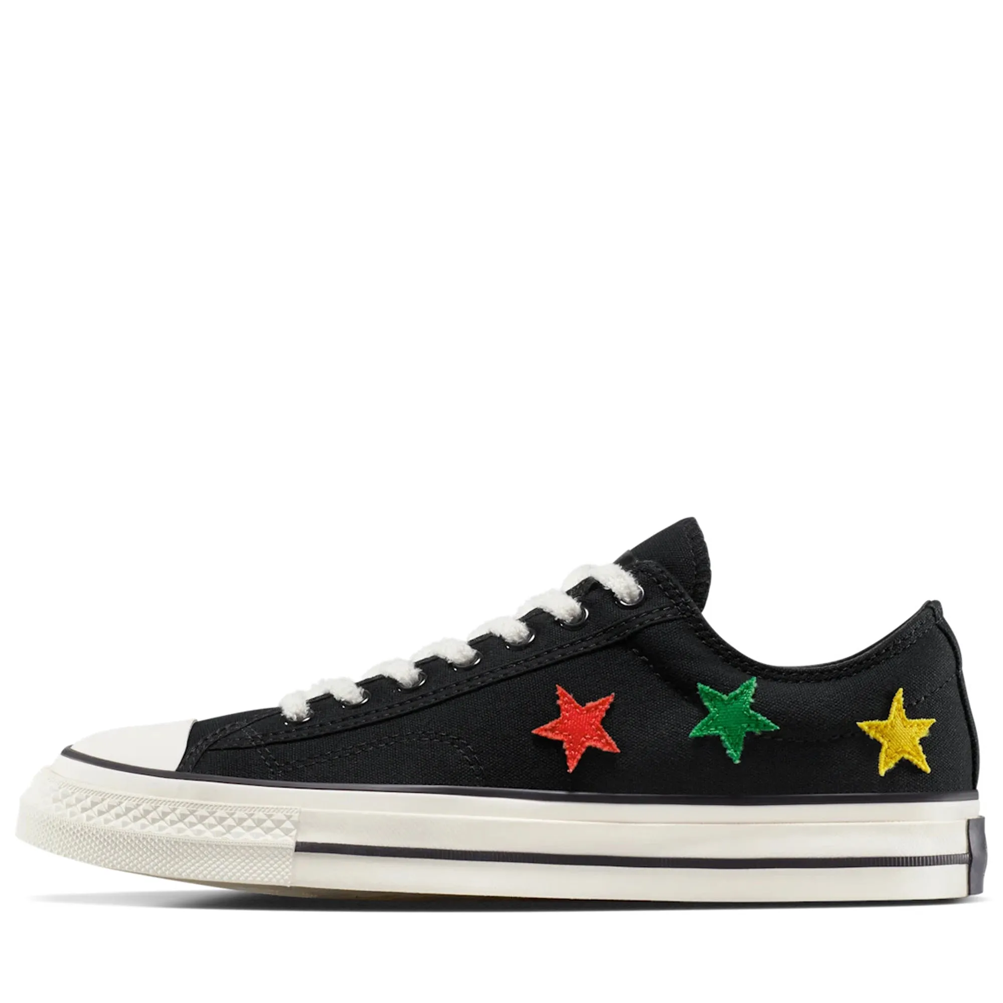 water proof Daily Paper x Converse Star Player 76 Ox - Black/Fern Green