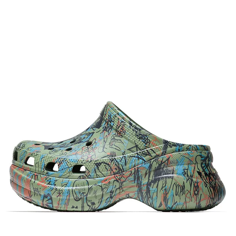 Mowalola x Crocs Bae - Forest Street Mood Lace Tie