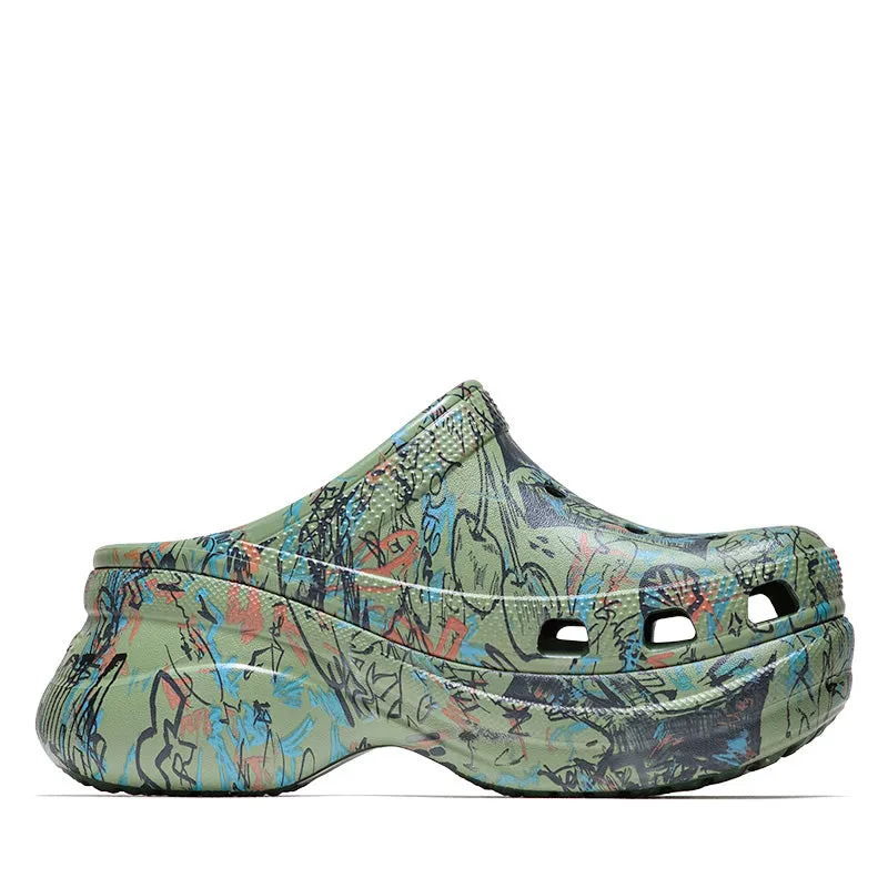 Mowalola x Crocs Bae - Forest Island Step Lightweight Design