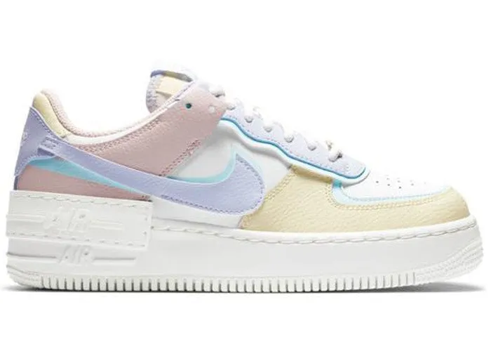 Nike Air Force 1 Shadow Pastel White Glacier Blue Ghost (W) Energy Rise