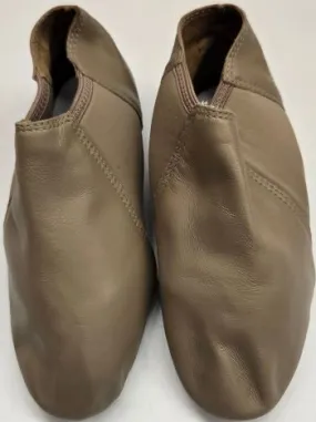 Season Ease Cold Tone Nayel -- Women's Split Sole Jazz Slip On Shoe -- Tan