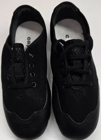 Neville -- Women's Split Sole Jazz Oxford -- Black Winter Warm Power Base