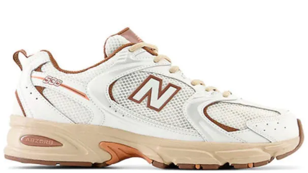 New Balance 530 Niko and ... Off White/Brown Wide fit