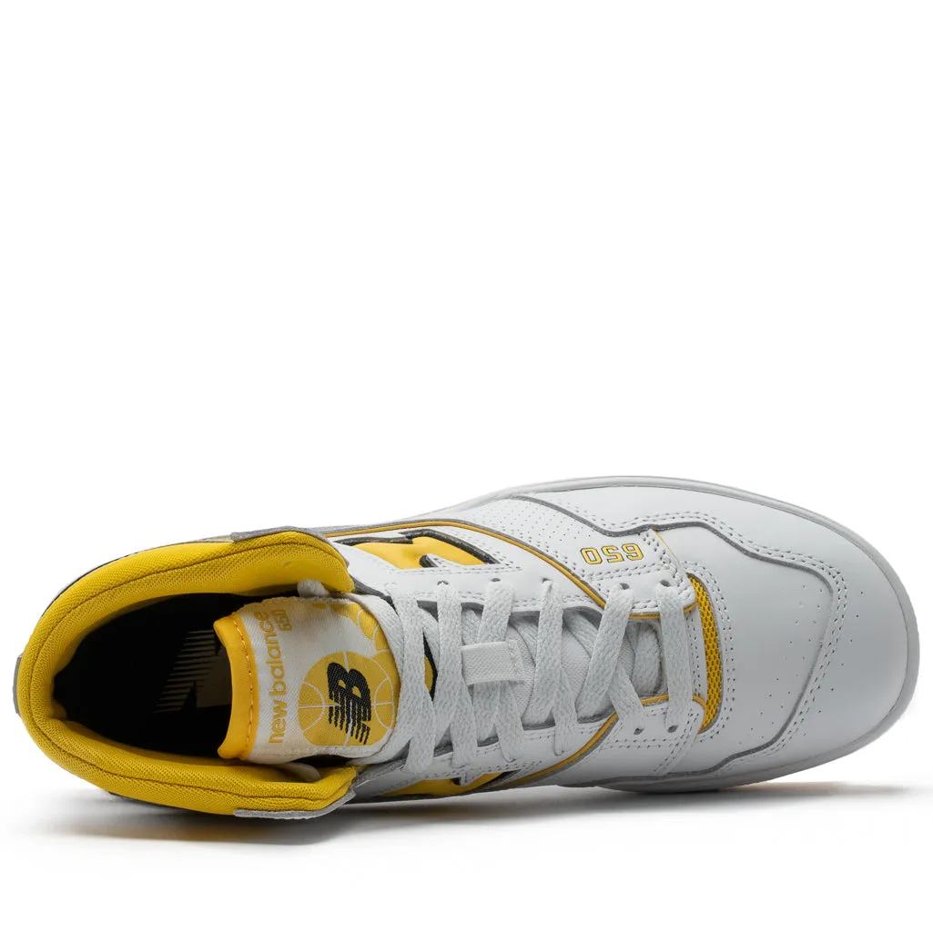 TPU plate sprint training New Balance 650R - White/Yellow