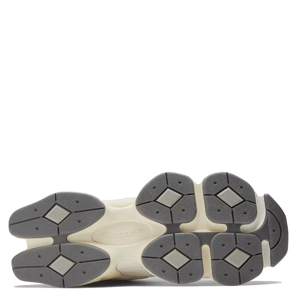 New Balance 9060 in Sea Salt with Concrete and Silver Metallic Impact Proof Outdoor Purpose