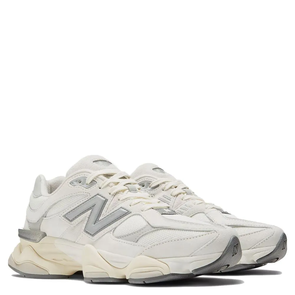 Eva Midsole Easy on Flexible Construction New Balance 9060 in Sea Salt with Concrete and Silver Metallic