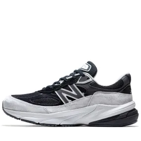 all - terrain running shoes gel insole shoes New Balance Made In USA 990v6 - Grey/Black