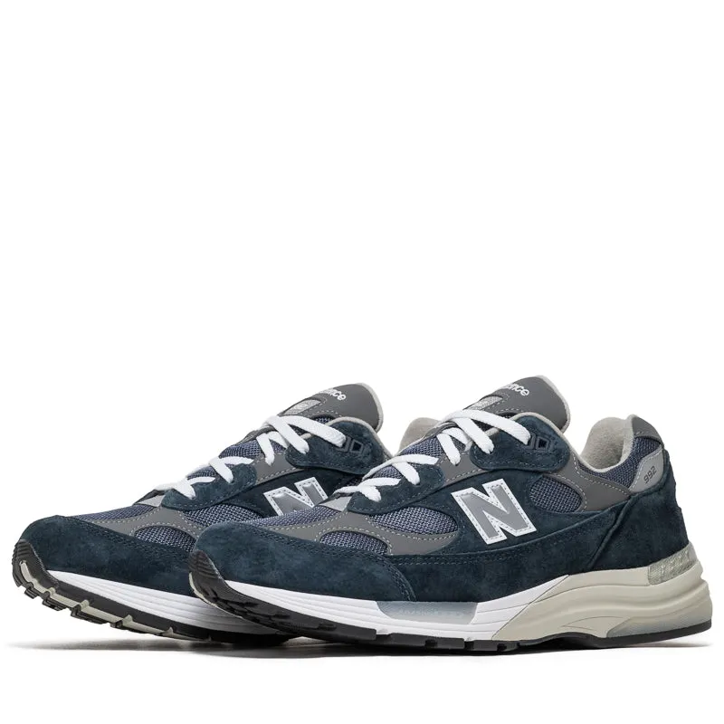 track runner New Balance Made In USA 992 - Navy/Grey
