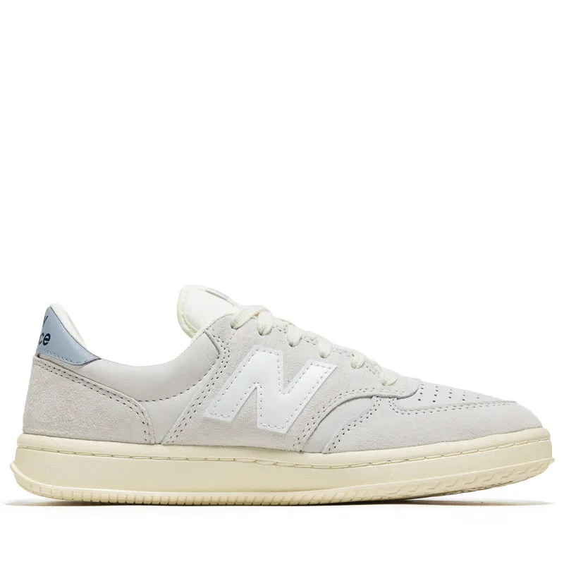 New Balance T500 - Grey/White running in a forest shoes Mid Top