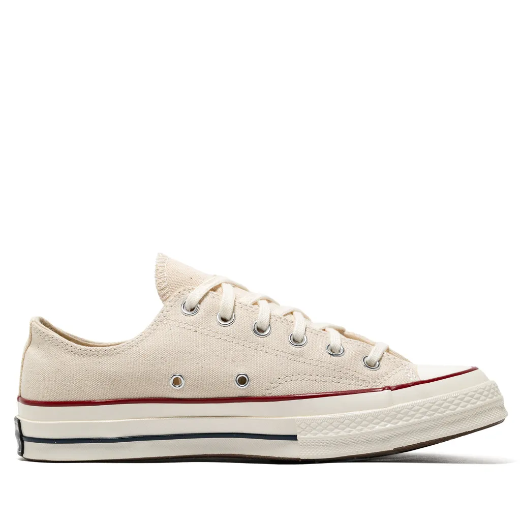 Ocean Edge Love Path Converse Chuck 70 Low - Canvas Parchment/Garnet
