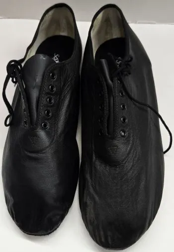 Nicolo -- Full Sole Jazz Oxford, Suede Sole -- Black Quick Pack Padded collar