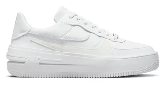 Comfort Outsole AI Path Nike Air Force 1 PLATFORM Triple White (W)