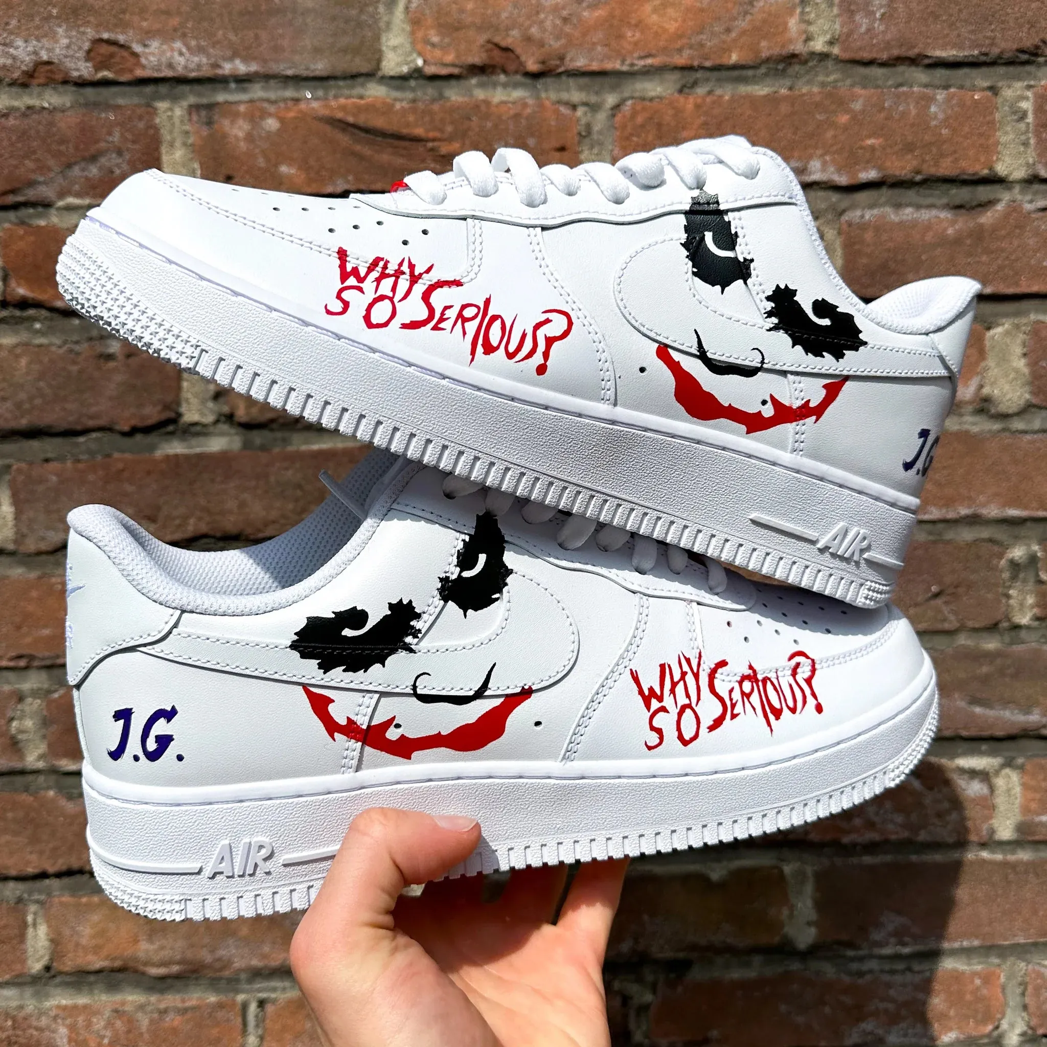 easy move Nike Air Force 1 "Batman The Joker Vibes"