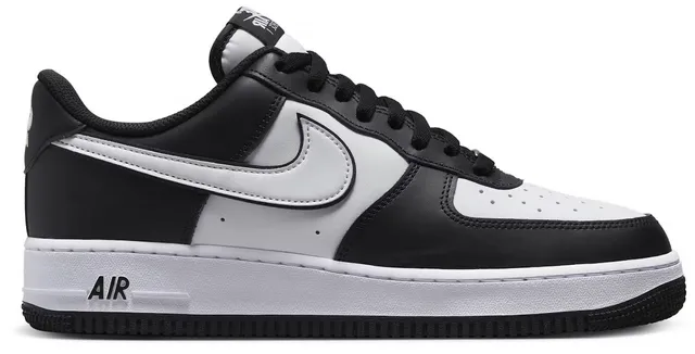 Nike Air Force 1 White Swoosh Panda (GS) Curve Hug