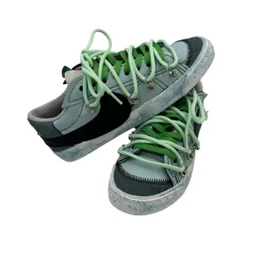 Nike Blazer Low '77 Jumbo Blue Over Laces Water Green??Style Base Adult Ease