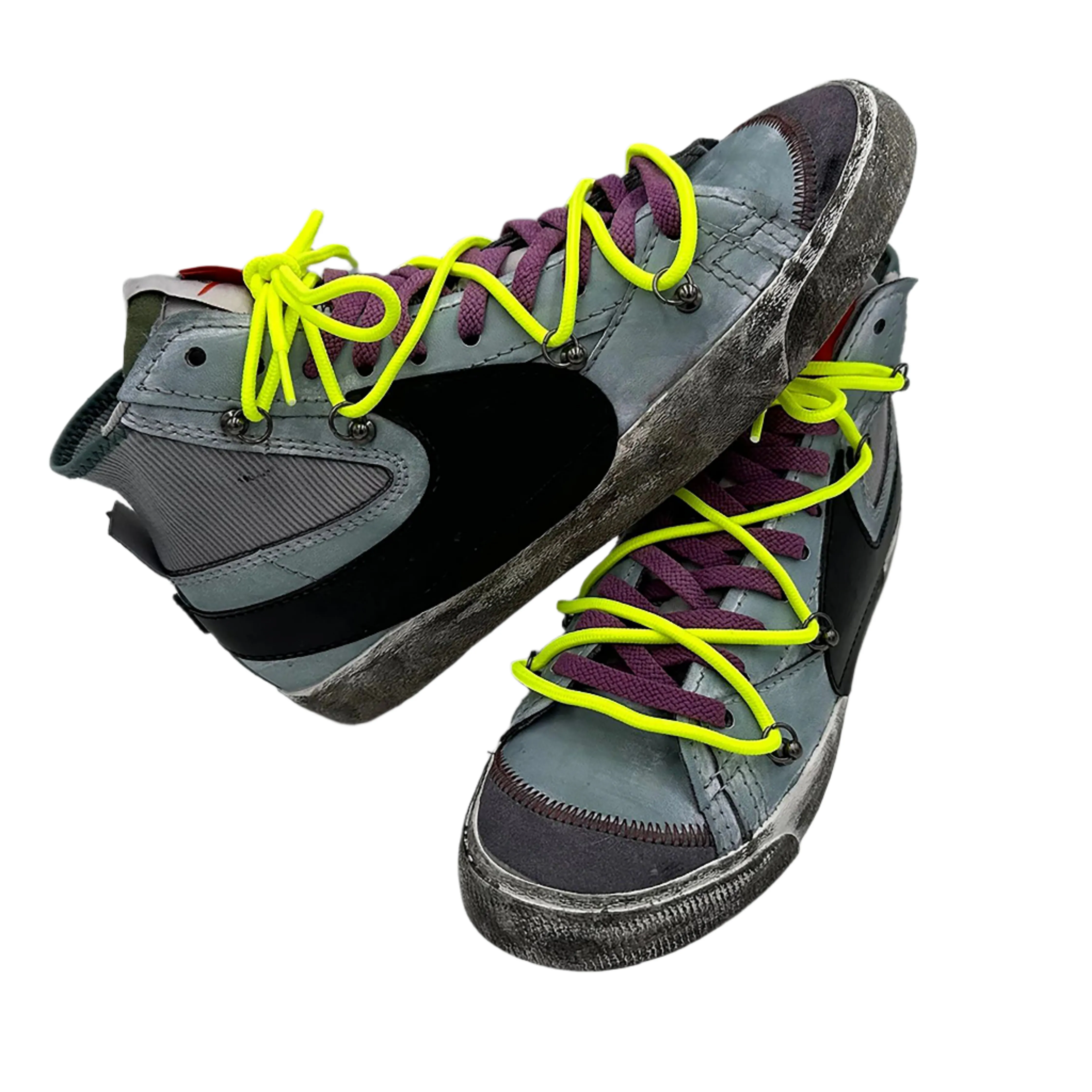 Nike Blazer Mid '77 Jumbo Purple Over Laces Fluo??Freeze Grip