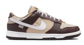 Cold Tone Cotton Touch Nike Dunk Low Brown Basalt (W)