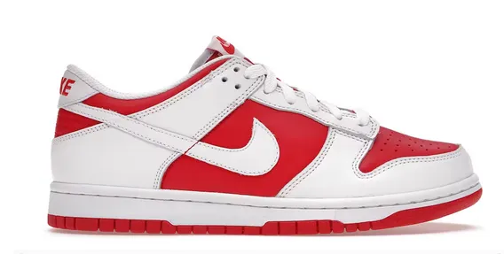 Leg Slim Nike Dunk Low Championship Red (2021) (GS)