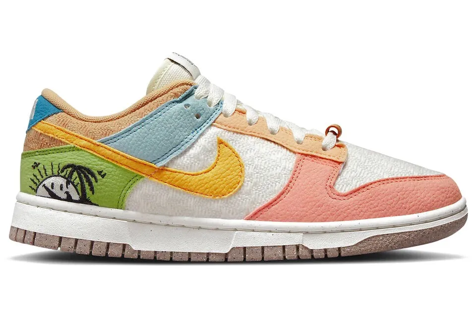 Nike Dunk Low Retro Sun Club Multi (W) Rubber Sole