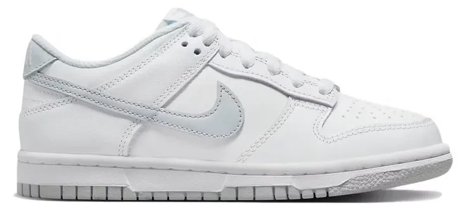 Non Slip Office Workers Team Match Nike Dunk Low White Pure Platinum (GS)