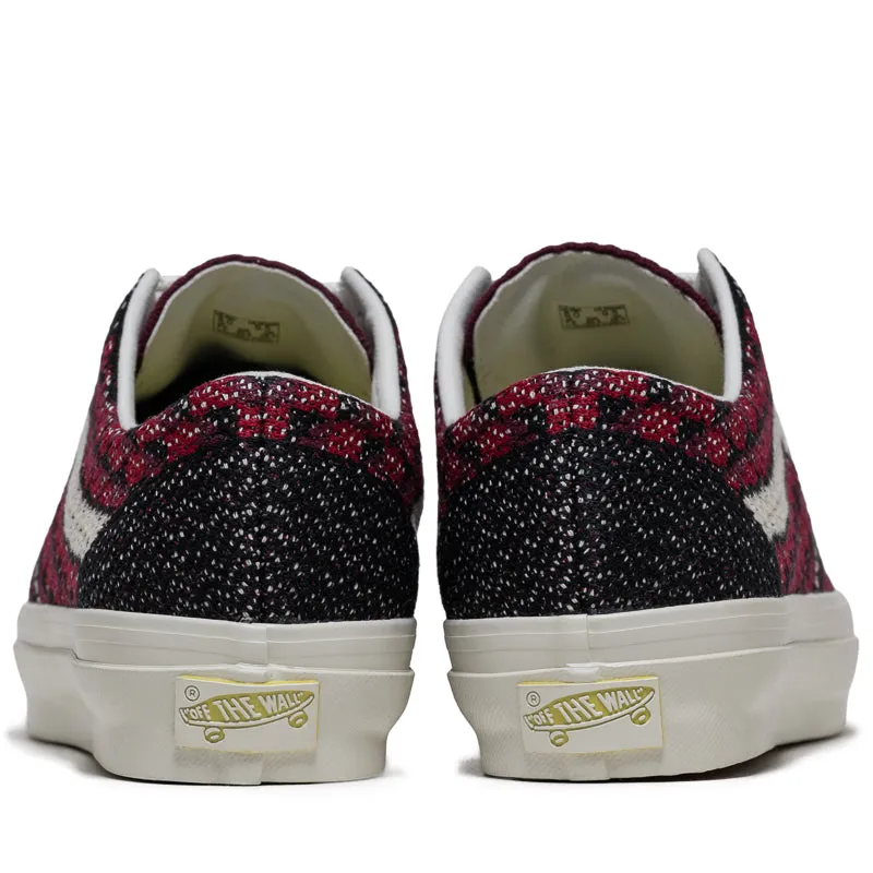 Stable Teen Fun Vans LX Old Skool 36 EK - Geo Check Bordeaux Red