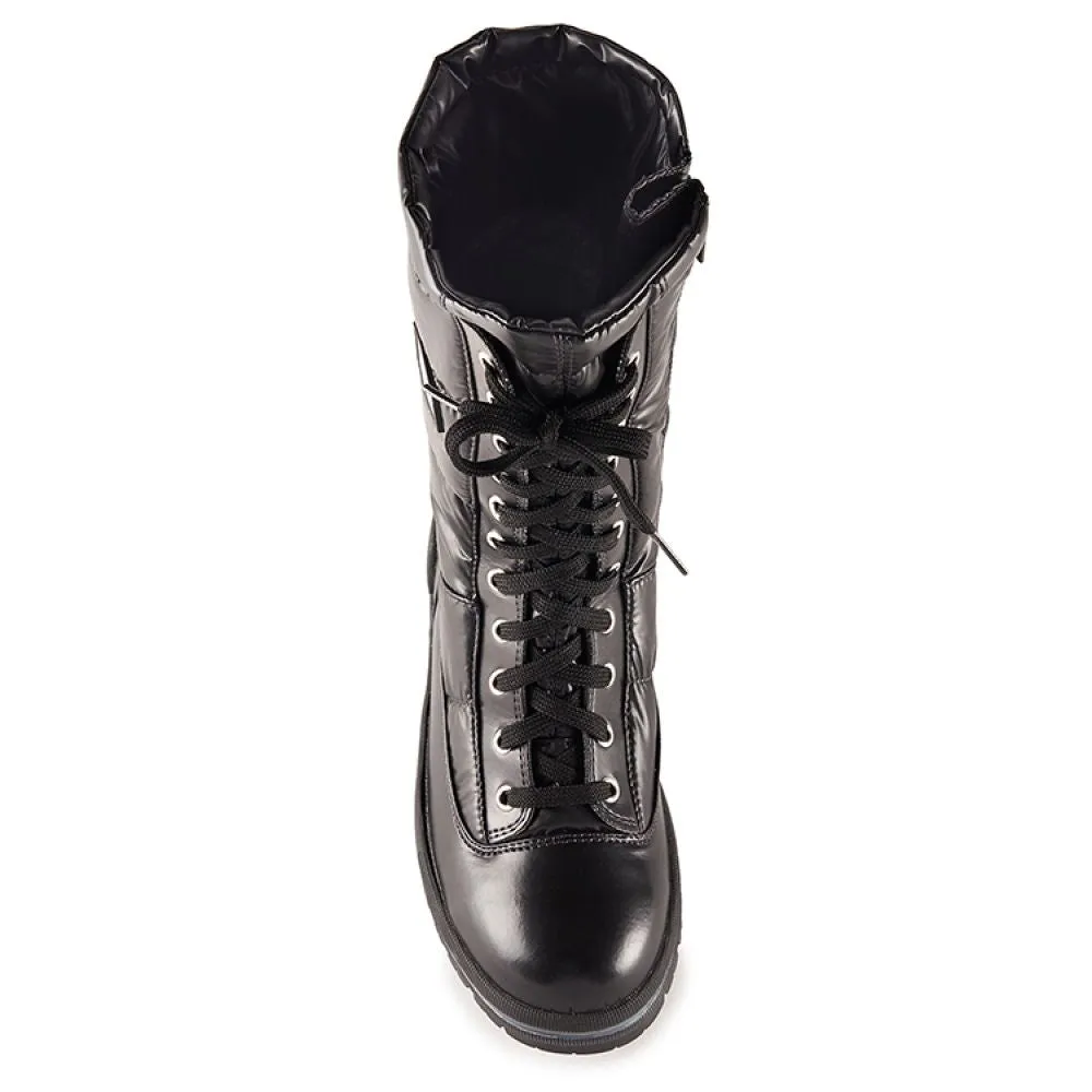 Lace Up Design Coastal Soft Durable Design Olang Women's Glamour Boots in Black